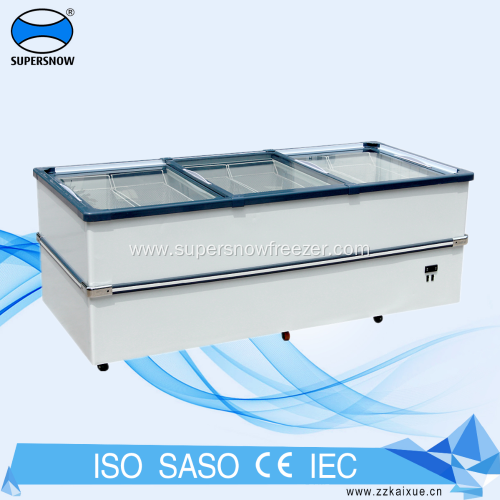 chest display freezer manufactures for supermarket